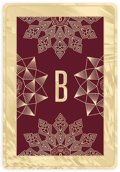 Dos d'une carte à jouer