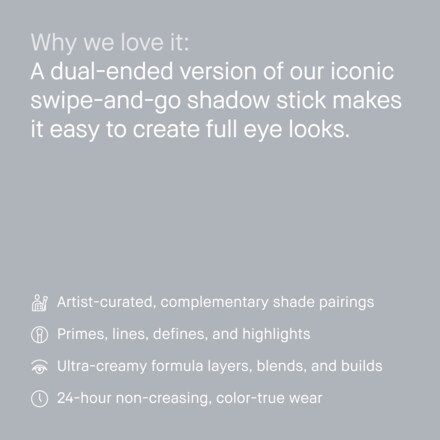Long-Wear Cream Shadow Stick Duo